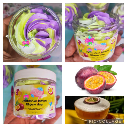 Passionfruit Martini scent Whipped Soap