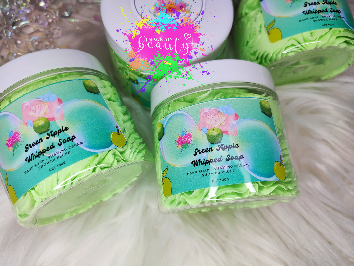 Whipped Soap Green Apple Scent