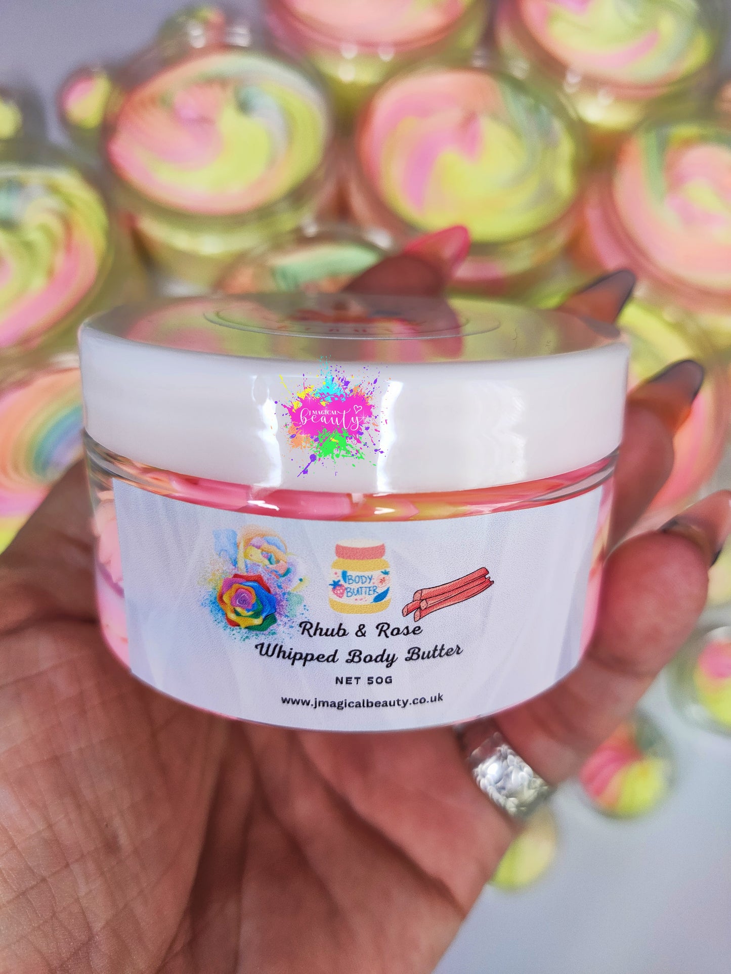 Rhub & Rose scent Whipped Body Butter