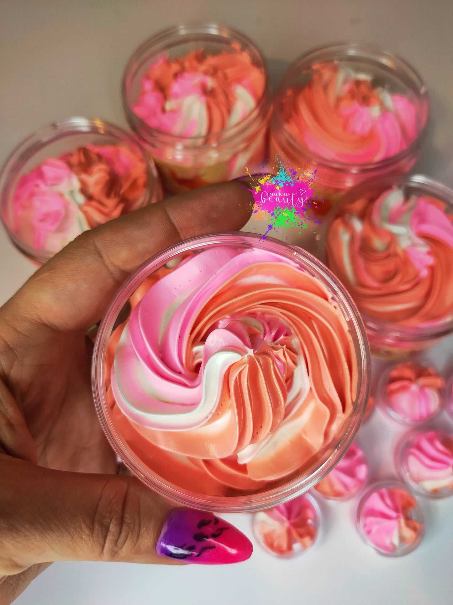 Marshmallow & Pink Lychee scent Whipped Body Butter