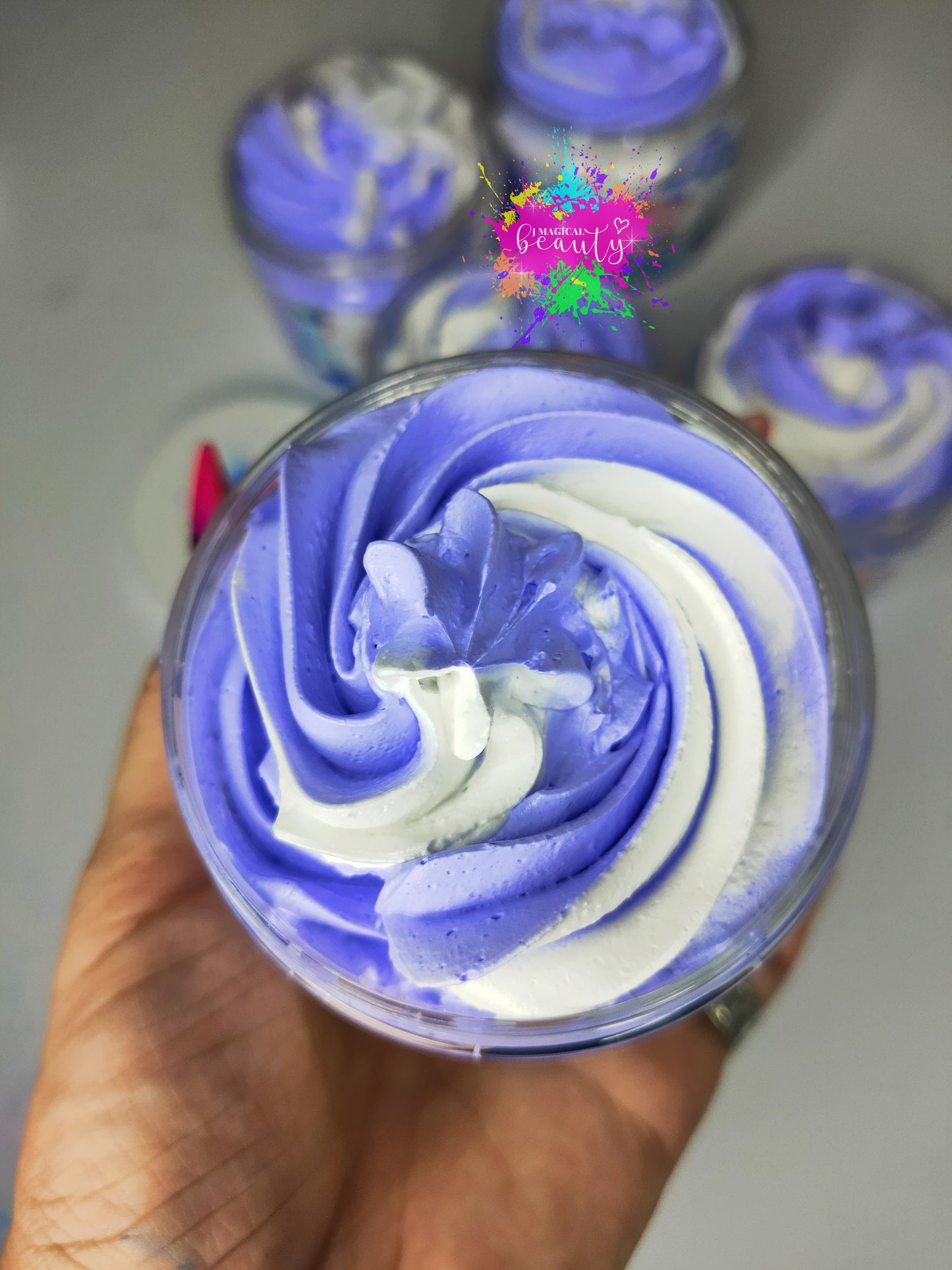 Blueberry Jam scent Whipped Soap