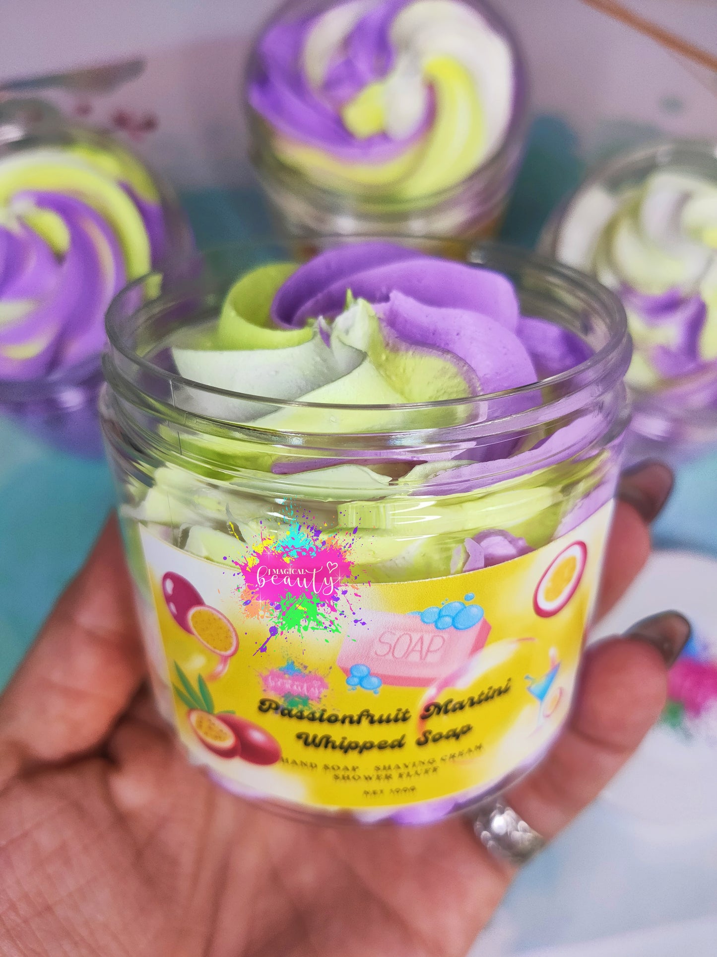 Passionfruit Martini scent Whipped Soap