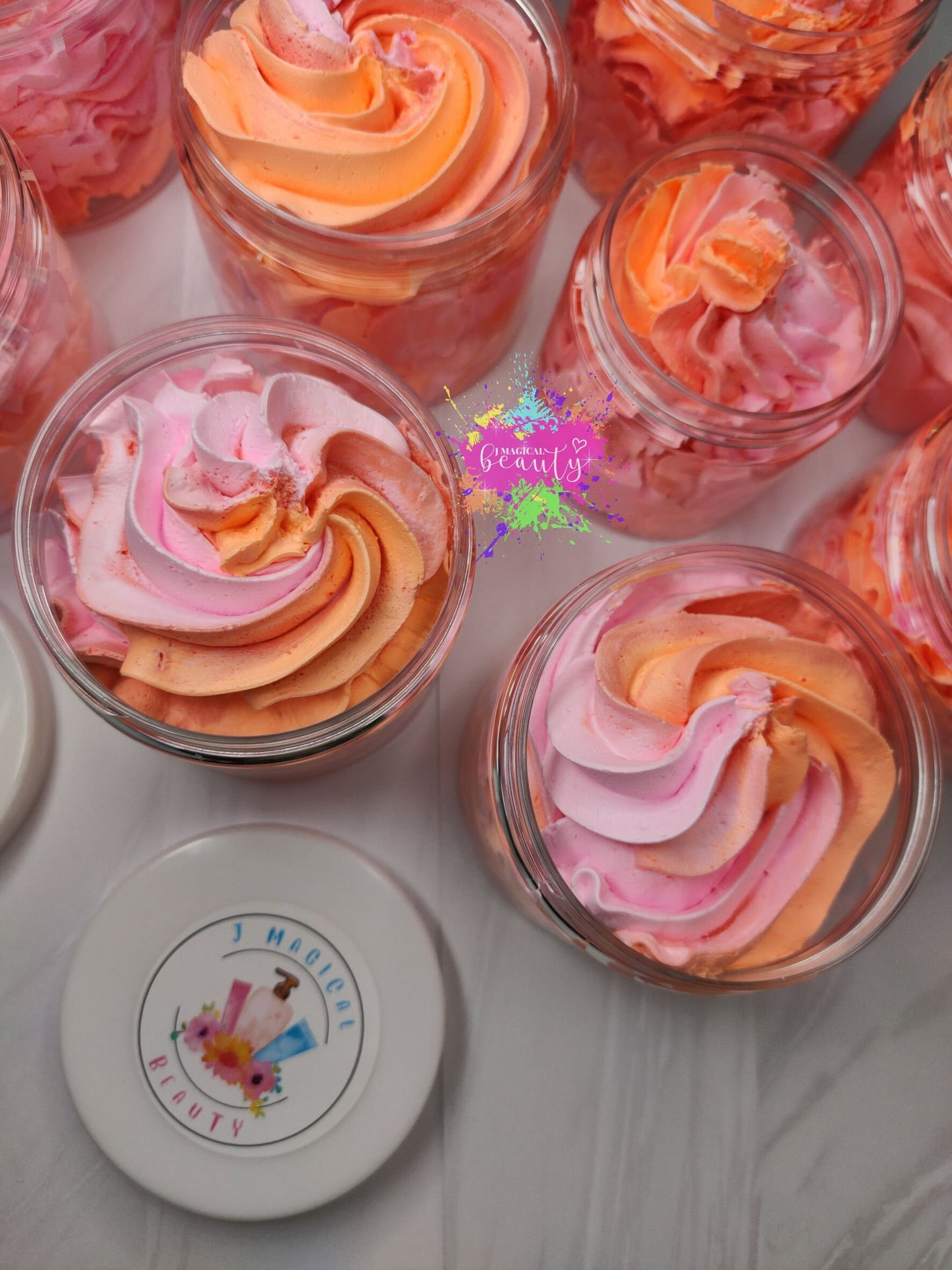 Pink Grapefruit scent Whipped Soap