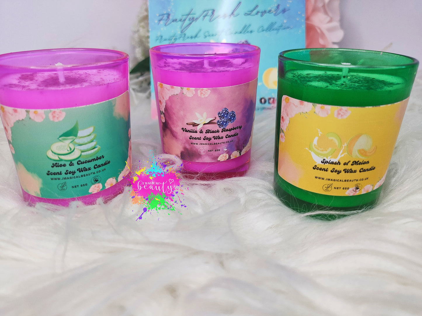 Fruity/Fresh Scented Candle Trio Set