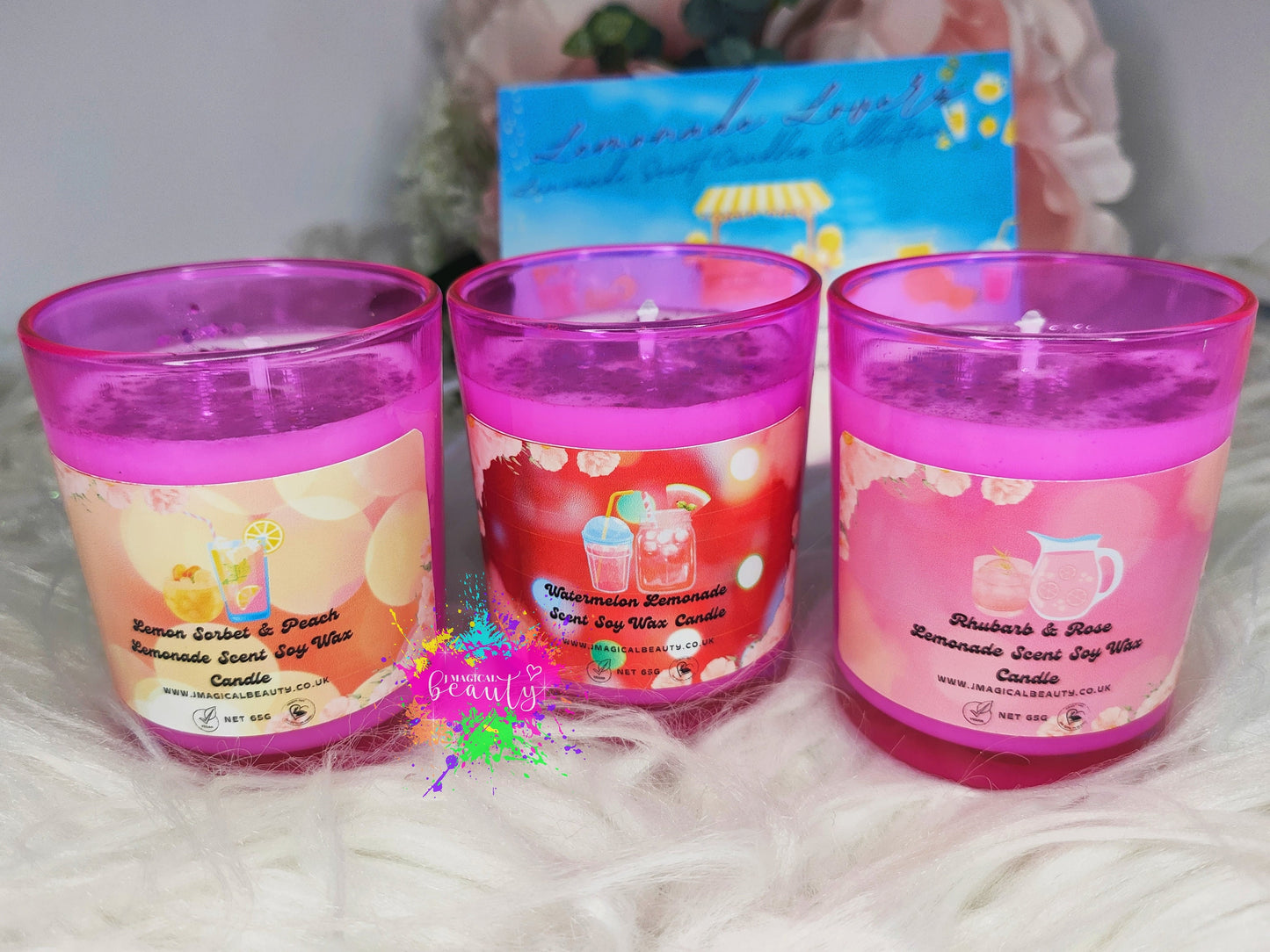 Lemonade Lovers Scented Candle Trio Set