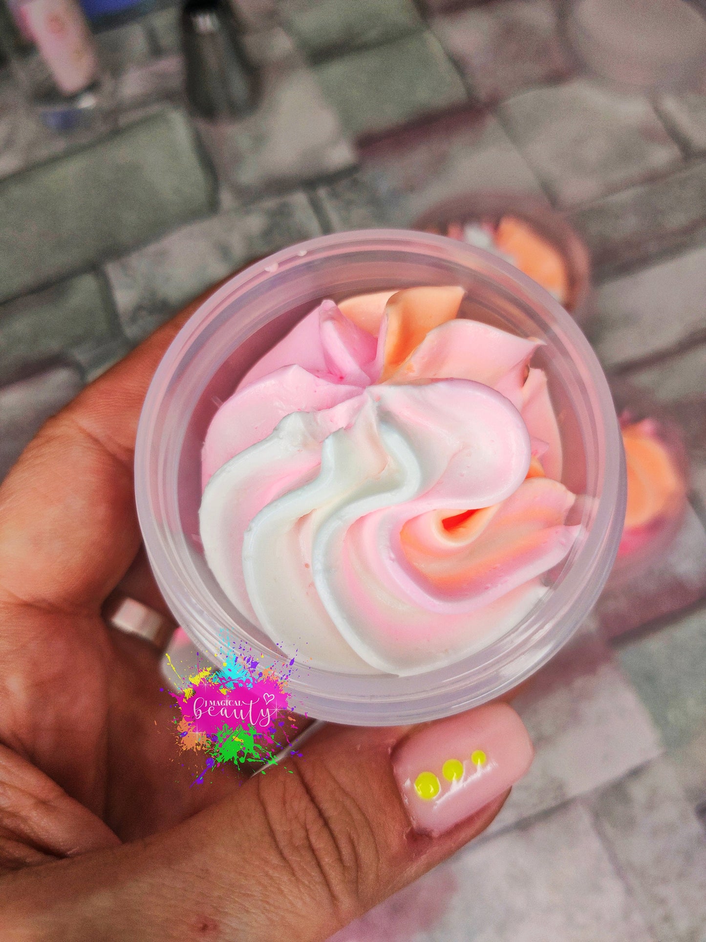 Whipped Body Butter/Marshmallow & Pink Lychee scent, 25G NET