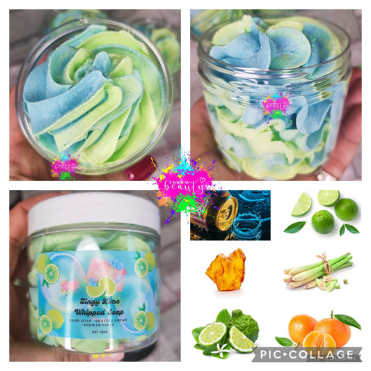 Whipped Soap Zingy Lime scent