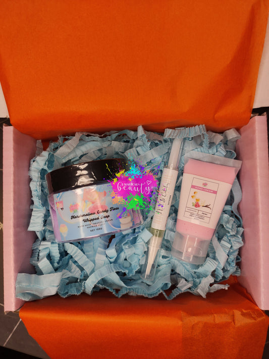 Gift Set/Whipped Soap/Cuticle Oil/Hand Cream